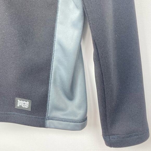TIMBERLAND Pro Studwall Quarter-Zip Textured Fleece in Black - Picture 9 of 15